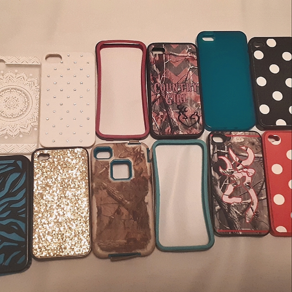 Iphone 4s Phone Case Lot (12)